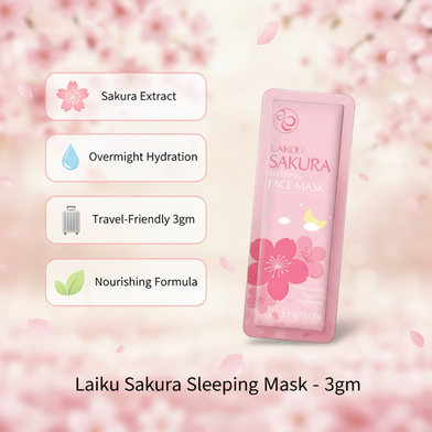 Laikou Sakura Sleeping Mask - 3gm - 32722 Slide 2