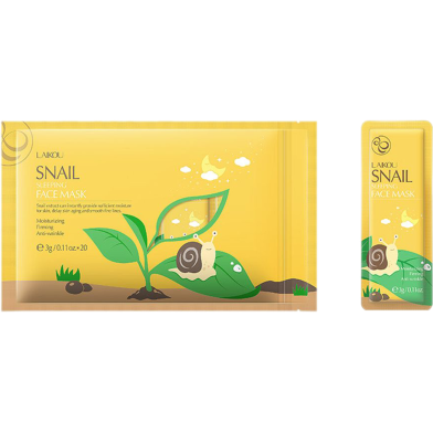 Laikou Snail Sleeping Mask - 3 gm - 20 pcs image