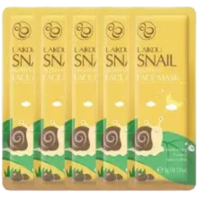 Laikou Snail Sleeping Mask - 3 gm -5 pcs image