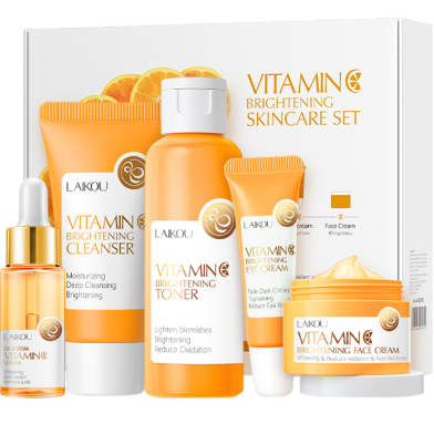 Laikou Vitamin C Skin Care Brightening Set - 5pcs image