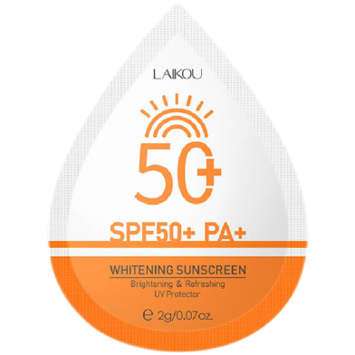 Laikou Whitening Sunscreen SPF 50 PA 15 Pcs Pack image