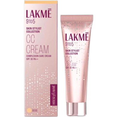 Lakme 9To5 Skin Stylist Collection CC Cream - 01 Beige image