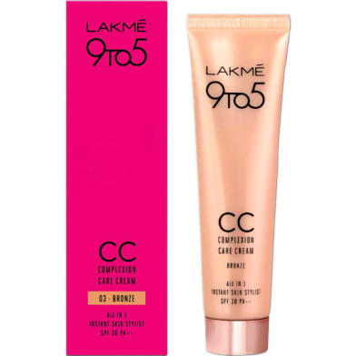 Lakme 9to5 Cc Complexion Care Cream 03 Bronze image