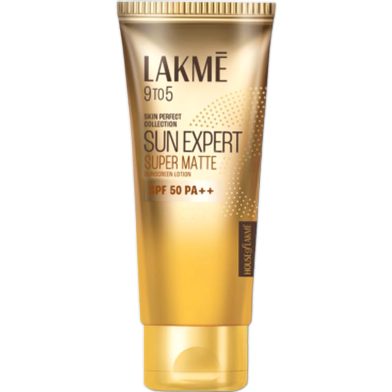 Lakme 9to5 Sun Expert Super Matte Sunscreen Lotion SPF 50 PA 100ml image