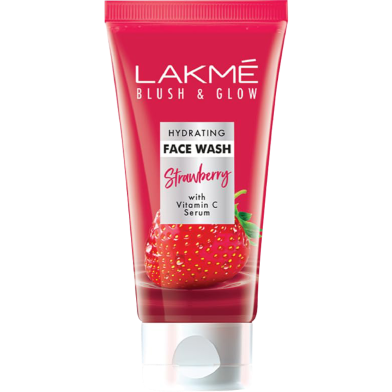 Lakme Blush And Glow Gel Face Wash Strawberry 100g image