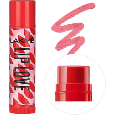 Lakme Lip Love Cherry Lip Care Balm 4.5 gm | 22 H Moisture Formula | SPF 15 image