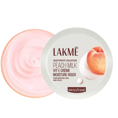 Lakme Skin Perfect Collection Peach Milk Vitamin E Cream Moisturiser 100 gm image
