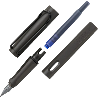 Lamy Safari Matte Black Fountain Pen ( Fine Nib ) image