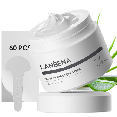 Lanbena Nose Plants Strips 2 Percent BHA Mask Box 30 gm image