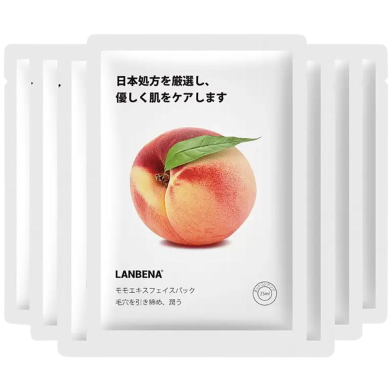 Lanbena Peach Sheet Mask-25 ml image