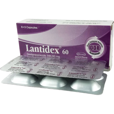 Lantidex 60 mg 6's Strip Capsule image