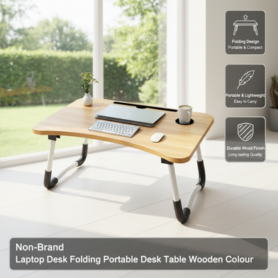 Laptop Desk Folding Portable Desk Table Slide 2