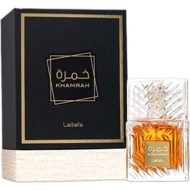 Lattafa Unisex Khamrah Edp Spray 3.4 Oz Fragrances 100ml image