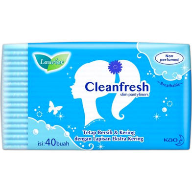 Laurier Panty liner Cleanfresh- Non Perfumed-40 pcs image