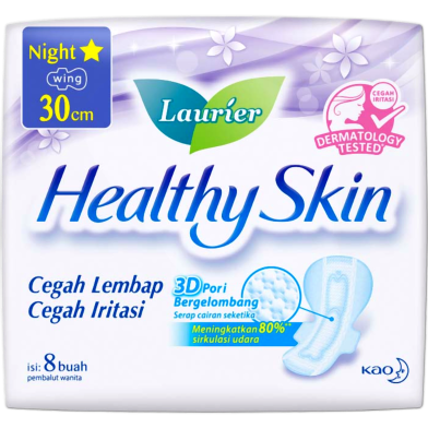 Laurier Sanitary Napkin Healthy Skin-6 pcs image