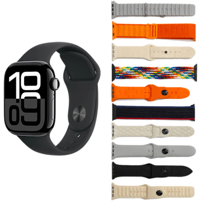 Laxasfit W10 BT Calling Smart Watch with 10 Straps image