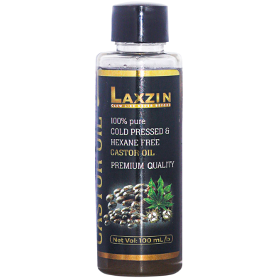 Laxzin 100 Percent Pure Cold Pressed And Hexane Free Castor Oil-100ml image