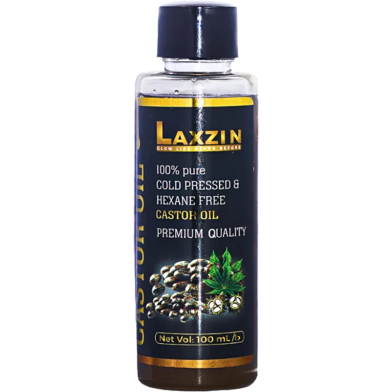 Laxzin 100 Percent Pure Cold Pressed And Hexane Free Castor Oil-100ml image