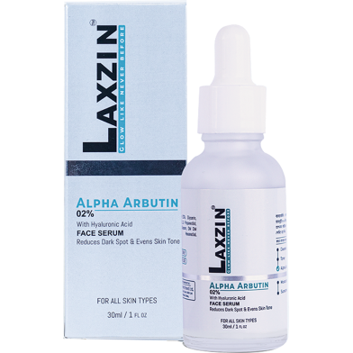 Laxzin Alpha Arbutin 02 percent With Hyaluronic Acid Serum-30ml image