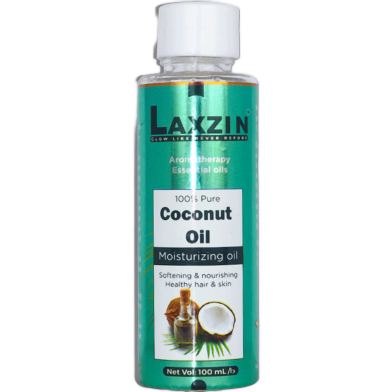 Laxzin Coconut 100 Percent Pure Natural Cold Pressed Oil-100ml image