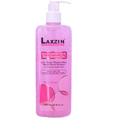 Laxzin Deeply Nourishing Face and Body Shower Gel-280ml image