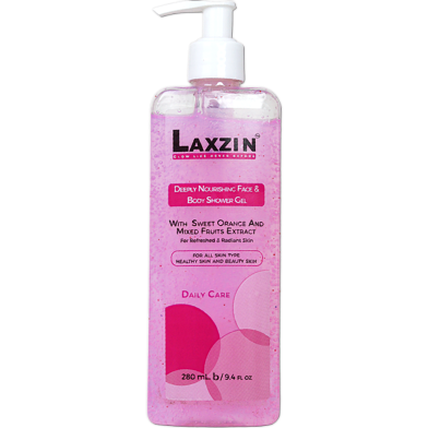 Laxzin Deeply Nourishing Face and Body Shower Gel-280ml image