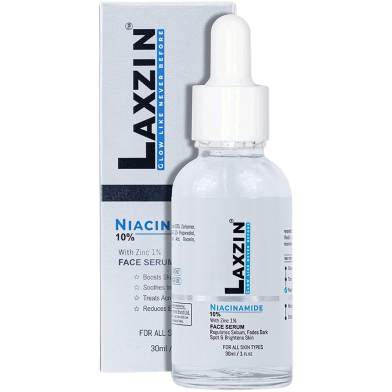 Laxzin Niacinamide 10 Percent Plus Zinc 1 Percent Face Serum-30ml image