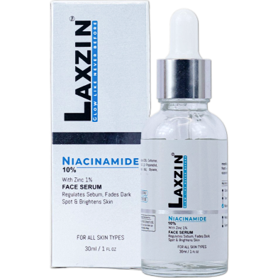 Laxzin Niacinamide 10 Perent With Zinc 1 Perent Face Serum 30ml image