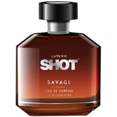 Layer'r Shot Savage Luxurious Eau De Parfum Long Lasting Premium EDP Fragrance Perfume For Men -100ml image