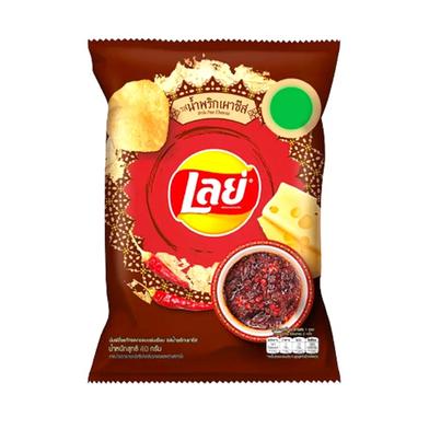Lays Prink Pao Cheese Flavor Flat Potato Chips 40 gm image