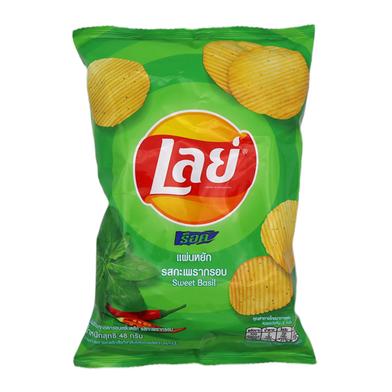 Lays Sweet Basil Flavor Potato Chips Pack 44 gm image