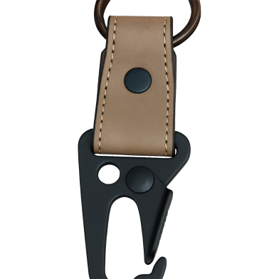 Leather Brown Leather Key Ring image
