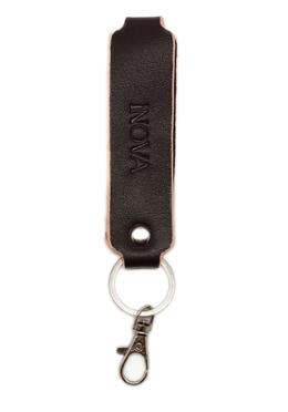 Leather Key Ring - Black Cat - LK02 image