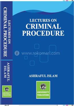 Lectures on Criminal Procedure image