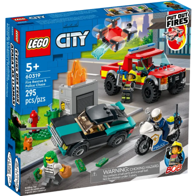 Lego 60319 Fire Rescue And Police Chase image