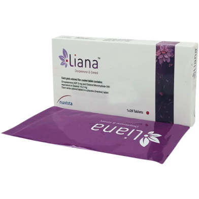 Liana 3mg 14.2mg Tablet 28's Pack image
