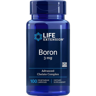 Life Extension Boron 3mg 100 Vegetarian Capsules - 737870166115 image