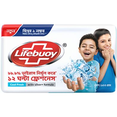 Lifebuoy Cool Soap Bar 100g X 2(Combo) image
