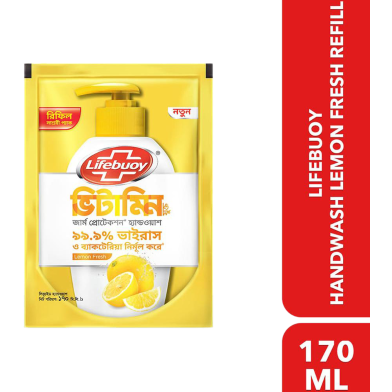 Lifebuoy Handwash Lemon Fresh Refill 170 Ml image