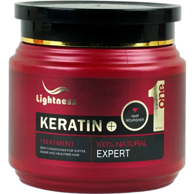 Lightness Keratin Treatment Hair Nourisher Mask 500ml image