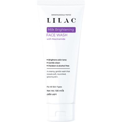 ⁠Lilac Milk Brightening Face Wash 100 ml image