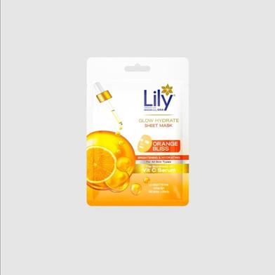 Lily Glow Hydrate Sheet Mask Orange Bliss 25ml image
