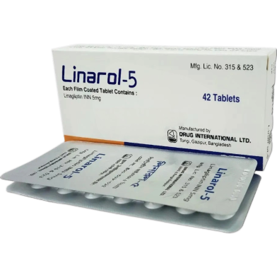 Linarol 5 mg Tablet 14's Strip image