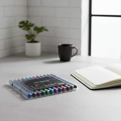 Linc Pentonic Multicolor Gel Pen 12 Pcs Slide 2