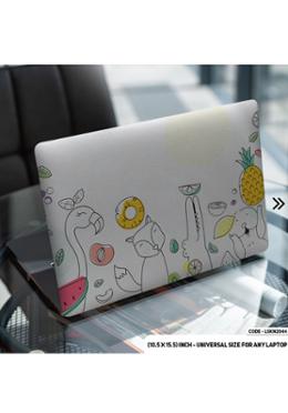 DDecorator Lineart Seamless Abstract Art Laptop Sticker image