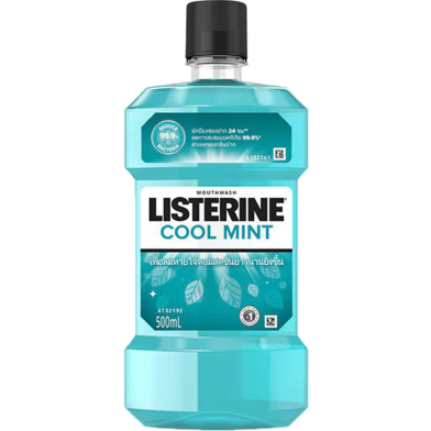 Listerine Cool Mint Zero Alcohol Mouthwash 500 ml image