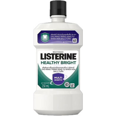Listerine Healthy B. Natural Lemon and Salt Mouthwash 250 ml image
