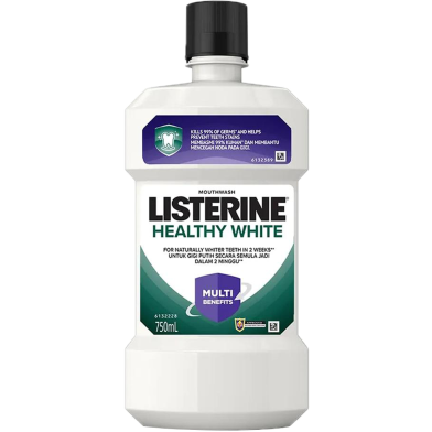 Listerine Healthy B. Natural Lemon and Salt Mouthwash 750 ml image