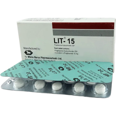Lit 15 mg Tablet 10's Strip image
