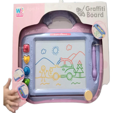 Little Genius Painter Portable Graffiti Board with Magnetic Pen and Magic Wipe image